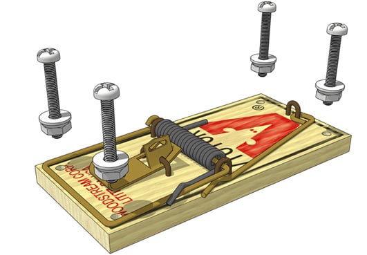 Micro-Hold Down Bolts (4 total)