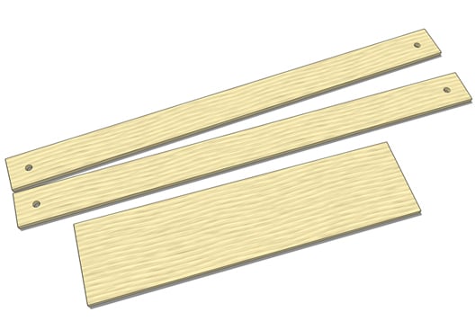 Prefab Balsa Wood Frame Set (2 pack)